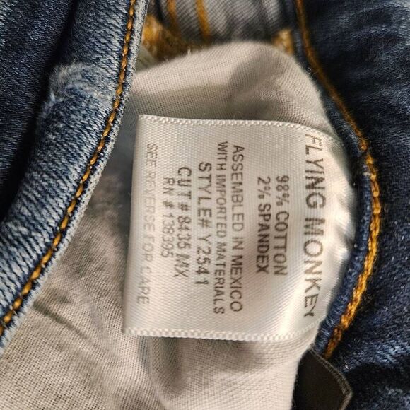 Flying Monkey womens jeans skinny ankle. Size 26. # 848 - Picture 5 of 6